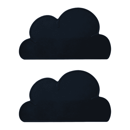 Kids Placemat - Silicone Cloud Shape Non Slip Waterproof Placemat for Kids Baby Toddlers Black
Kids Placemat - Silicone Cloud Shape Non Slip Waterproof Placemat for Kids Baby Toddlers Black