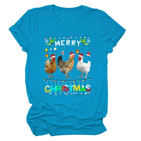 Corset Top Long Sleeve Workout Tops for Women Women s Christmas Short Sleeve Top Casual Funny Chicken Print T-shirt Short Sleeve Round Neck Shirt Blouse Print Tops Valentines Shirts Blue XL
Corset Top Long Sleeve Workout Tops for Women Women s Christmas Short Sleeve Top Casual Funny Chicken Print T-shirt Short Sleeve Round Neck Shirt Blouse Print Tops Valentines Shirts Blue XL