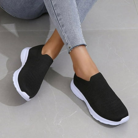 Aayomet Womens Sneakers Ladies Fashion Solid Color Breathable Mesh Flat Bottomed Ccasual Sports Shoes Black 9
Aayomet Womens Sneakers Ladies Fashion Solid Color Breathable Mesh Flat Bottomed Ccasual Sports Shoes Black 9