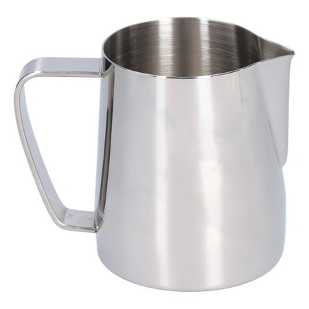 Coffee Frothing Pitcher Multi Purpose 304 Stainless Steel Coffee Cup For Home For Restaurant For Office Stainless Steel Color 350ml
Coffee Frothing Pitcher Multi Purpose 304 Stainless Steel Coffee Cup For Home For Restaurant For Office Stainless Steel Color 350ml
