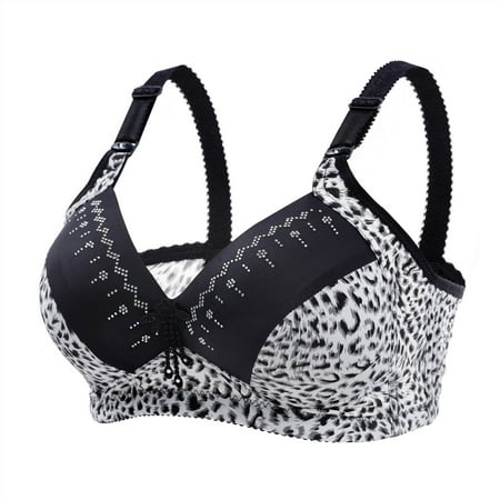Dadaria Plus Size Bras for Women Leopard-Print Front Buckles Underwear No Steel Ring Close Bra Black 42 Women
Dadaria Plus Size Bras for Women Leopard-Print Front Buckles Underwear No Steel Ring Close Bra Black 42 Women