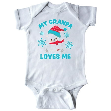 Inktastic Polar Bear My Granpa Loves Me in Santa Hat with Snowflakes Gift Baby Boy or Baby Girl Bodysuit
Inktastic Polar Bear My Granpa Loves Me in Santa Hat with Snowflakes Gift Baby Boy or Baby Girl Bodysuit