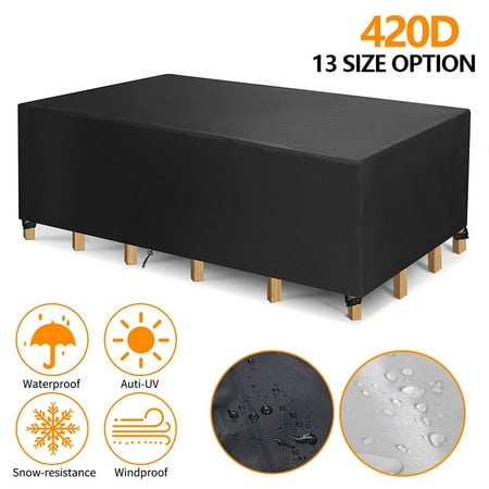 Autoez Heavy Duty 420D Outdoor Patio Furniture Covers Upgraded Garden Table Cover 13 Sizes Black
Autoez Heavy Duty 420D Outdoor Patio Furniture Covers Upgraded Garden Table Cover 13 Sizes Black