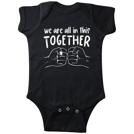 Inktastic We Are All in This Together Fist Bump Gift Baby Boy or Baby Girl Bodysuit