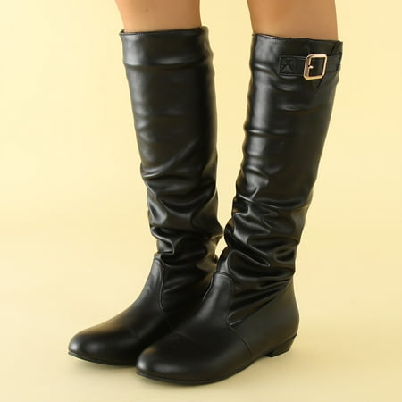MIASHUI Ladies Shoes Casual Shoes Fashion Low Heel Medium Leather Boots Belt Buckle Boots Women Shoes Women Sneakers Shoes Wedges Women Shoes Casual
MIASHUI Ladies Shoes Casual Shoes Fashion Low Heel Medium Leather Boots Belt Buckle Boots Women Shoes Women Sneakers Shoes Wedges Women Shoes Casual