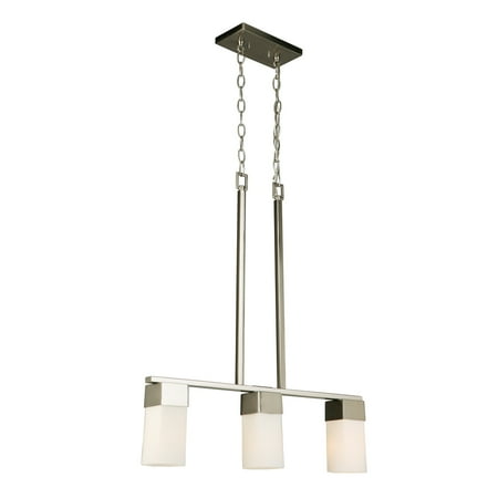 3 Light Pendant by Eglo 202868A in Nickel Finish