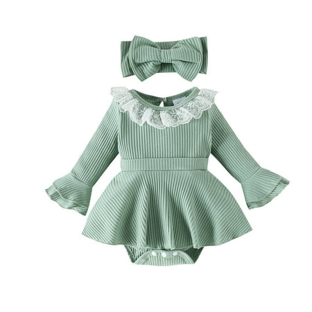 Baby Girl Clothes Long Sleeve Lace Ruffle Romper Back Button Jumpsuit Fall Bodysuits With Headband Baby Girl Fall Outfits Toddler Girl Winter Clothes New Born Essentials
Baby Girl Clothes Long Sleeve Lace Ruffle Romper Back Button Jumpsuit Fall Bodysuits With Headband Baby Girl Fall Outfits Toddler Girl Winter Clothes New Born Essentials