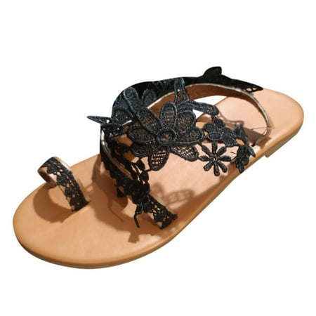 Women Fashion Floral Lace Sandals Mini Heels Toe Ring Casual Bohemia Strappy Slippers Summer Comfy Slides
Women Fashion Floral Lace Sandals Mini Heels Toe Ring Casual Bohemia Strappy Slippers Summer Comfy Slides