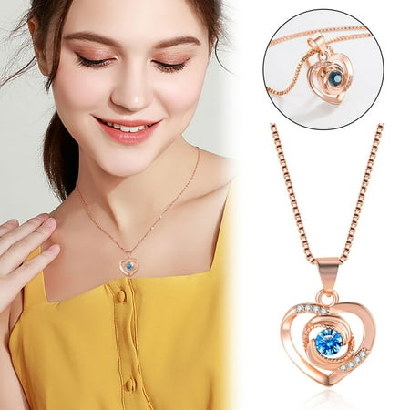 Clearance Deals! JERDAR Heart Blue Diamond Pendant Female Diamond Set Zircon 14K Gold Rose Pendant Blue
Clearance Deals! JERDAR Heart Blue Diamond Pendant Female Diamond Set Zircon 14K Gold Rose Pendant Blue