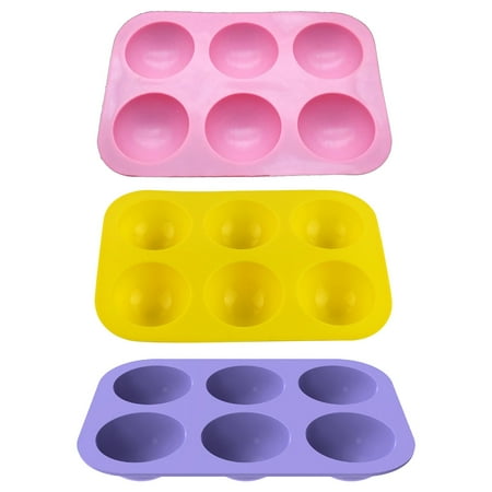 Lieteswe Half Ball Sphere Silicone Cake Mold Muffin Chocolate Cookie Baking Mould Decor
Lieteswe Half Ball Sphere Silicone Cake Mold Muffin Chocolate Cookie Baking Mould Decor