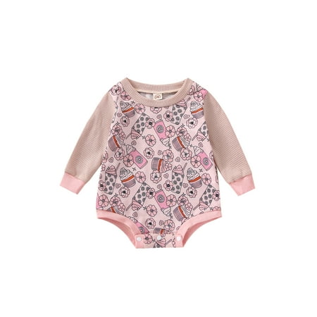 Bagilaanoe Newborn Baby Girl Rompers Tops Ice Cream Print Long Sleeve Bodysuit 6M 12M 18M 24M Infant One Piece Jumpsuit
Bagilaanoe Newborn Baby Girl Rompers Tops Ice Cream Print Long Sleeve Bodysuit 6M 12M 18M 24M Infant One Piece Jumpsuit
