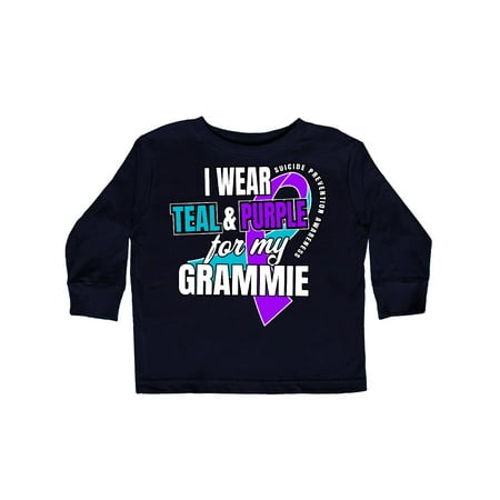 Inktastic Suicide Prevention I Wear Teal and Purple for My Grammie Gift Toddler Boy or Toddler Girl Long Sleeve T-Shirt
Inktastic Suicide Prevention I Wear Teal and Purple for My Grammie Gift Toddler Boy or Toddler Girl Long Sleeve T-Shirt