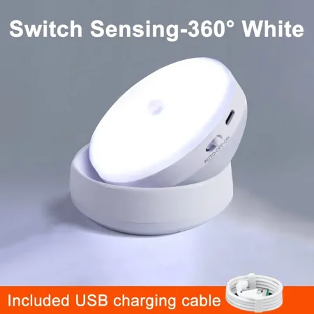 1pc Wireless Round Motion Sensor LED Night Light USB Charging Cabinet Night Lamp Bedside Lights For Bedroom Home Closet Lighting
1pc Wireless Round Motion Sensor LED Night Light USB Charging Cabinet Night Lamp Bedside Lights For Bedroom Home Closet Lighting