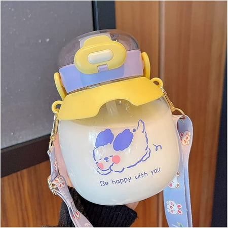 Pikadingnis Cute Big Belly Water Bottle Kawaii Dog Water Bottle with Straw Strap Large Capacity Cartoon Drinking Bottle for Girls School Sport 27oz
Pikadingnis Cute Big Belly Water Bottle Kawaii Dog Water Bottle with Straw Strap Large Capacity Cartoon Drinking Bottle for Girls School Sport 27oz