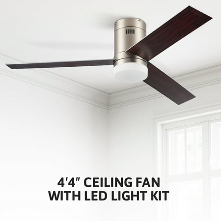 Bestco 52 Ceiling Fan with Light Remote Timer & 3 Reversible Blades Silver & Walnut
Bestco 52 Ceiling Fan with Light Remote Timer & 3 Reversible Blades Silver & Walnut
