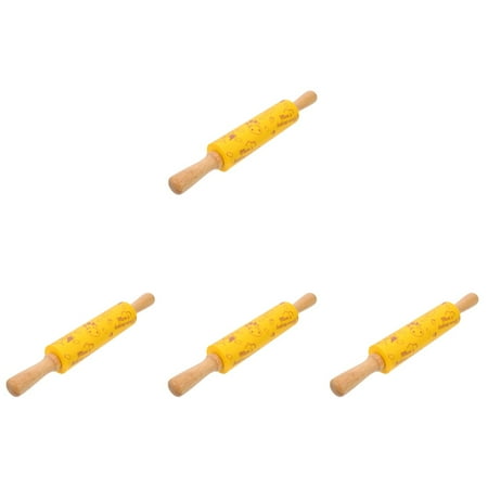 FRCOLOR 4pcs Kids Baking Rolling Pin Dough Roller Pin Handles Baking Tool For Bread Pastry Pizza
FRCOLOR 4pcs Kids Baking Rolling Pin Dough Roller Pin Handles Baking Tool For Bread Pastry Pizza