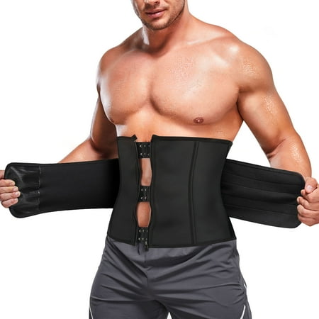 Eleady Adjustable Men Waist Trainer Trimmer for Weight Loss Slimming Body Shaper Tummy Control Shapewear Workout Hot Sweat Belt(Black X-Large)
Eleady Adjustable Men Waist Trainer Trimmer for Weight Loss Slimming Body Shaper Tummy Control Shapewear Workout Hot Sweat Belt(Black X-Large)