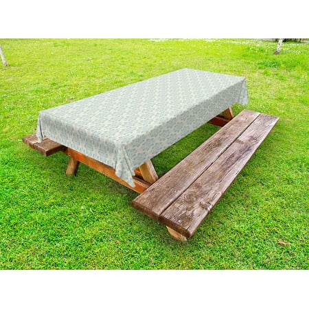 Damask Outdoor Tablecloth Royal Victorian Floral Motifs with Rococo Details Revival Nostalgia Pattern Decorative Washable Fabric Picnic Table Cloth 58 X 84 Inches Beige and Blue Grey by Ambesonne
Damask Outdoor Tablecloth Royal Victorian Floral Motifs with Rococo Details Revival Nostalgia Pattern Decorative Washable Fabric Picnic Table Cloth 58 X 84 Inches Beige and Blue Grey by Ambesonne