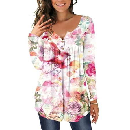 Kakina CMSX Womens Tops Plus Size Clearance Womens Casual Tops Hide Belly Long Sleeve T-Shirts Cute Flowy Tunic Blouses
Kakina CMSX Womens Tops Plus Size Clearance Womens Casual Tops Hide Belly Long Sleeve T-Shirts Cute Flowy Tunic Blouses