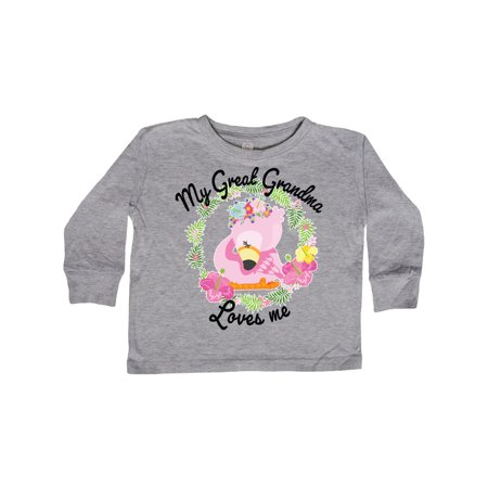 Inktastic Baby Flamingo My Great Grandma Loves Me with Flower Wreath Gift Toddler Boy or Toddler Girl Long Sleeve T-Shirt
Inktastic Baby Flamingo My Great Grandma Loves Me with Flower Wreath Gift Toddler Boy or Toddler Girl Long Sleeve T-Shirt