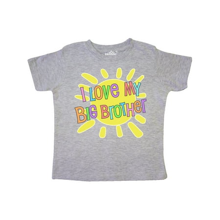 Inktastic I Love my Big Brother- sun and rainbow letters Gift Toddler Boy or Toddler Girl T-Shirt
Inktastic I Love my Big Brother- sun and rainbow letters Gift Toddler Boy or Toddler Girl T-Shirt