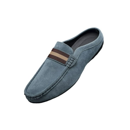 Tenmix Men Mules Slip On Flats Closed Toe Loafers Moccasin Boat Shoes Mens Lightweight Anti-Slip Slide Slippers Blue 8
Tenmix Men Mules Slip On Flats Closed Toe Loafers Moccasin Boat Shoes Mens Lightweight Anti-Slip Slide Slippers Blue 8