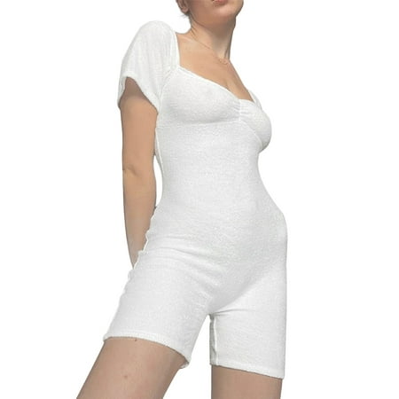 Ma&Baby Women s Bodycon Rompers Short Sleeve Low-Cut Backless One-Piece Jumpsuit Skinny Playsuit
Ma&Baby Women s Bodycon Rompers Short Sleeve Low-Cut Backless One-Piece Jumpsuit Skinny Playsuit