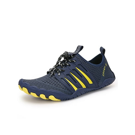 Fangasis Unisex Aqua Socks Barefoot Water Shoes Quick Dry Beach Shoe Womens Mens Sneakers Yoga Breathable Swim Dark Blue 10.5
Fangasis Unisex Aqua Socks Barefoot Water Shoes Quick Dry Beach Shoe Womens Mens Sneakers Yoga Breathable Swim Dark Blue 10.5