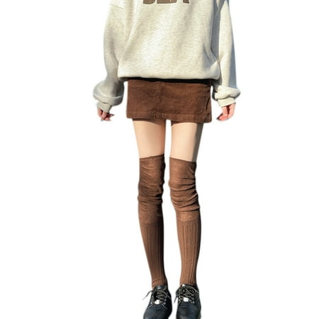 Women Slouch Top Over Knee Stockings Student Ribbed Knit Thigh High Long Socks
Women Slouch Top Over Knee Stockings Student Ribbed Knit Thigh High Long Socks