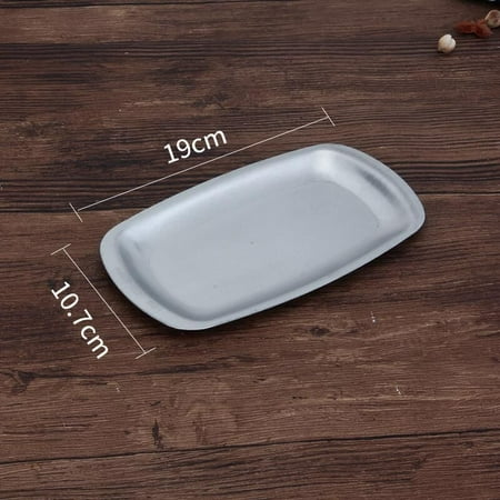 Stainless steel square plate barbecue plate flat bottom plate snack plate heart dish Korean cooking tableware
Stainless steel square plate barbecue plate flat bottom plate snack plate heart dish Korean cooking tableware