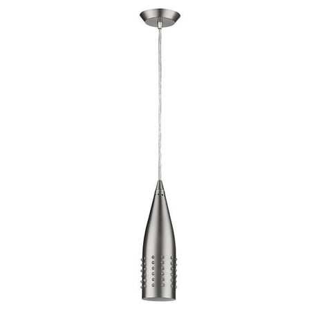 HomeRoots 398240 10.75 x 3 x 3 in. Prism 1-Light Satin Nickel Pendant with White Interior Shade & Glass Studding
HomeRoots 398240 10.75 x 3 x 3 in. Prism 1-Light Satin Nickel Pendant with White Interior Shade & Glass Studding