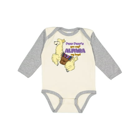 Inktastic Cute Jumping Alpaca Paw Paw s You Say ALPACA my Bags Gift Baby Boy or Baby Girl Long Sleeve Bodysuit
Inktastic Cute Jumping Alpaca Paw Paw s You Say ALPACA my Bags Gift Baby Boy or Baby Girl Long Sleeve Bodysuit