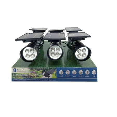 6PC Boston Harbor Boston Harbor 26080 Solar Spotlight Black