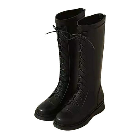 Ritualay Child Lightweight Winter Shoes Comfort Platform Heel Riding Boots Walking Casual Back Zipper Booties Black 2.5Y
Ritualay Child Lightweight Winter Shoes Comfort Platform Heel Riding Boots Walking Casual Back Zipper Booties Black 2.5Y