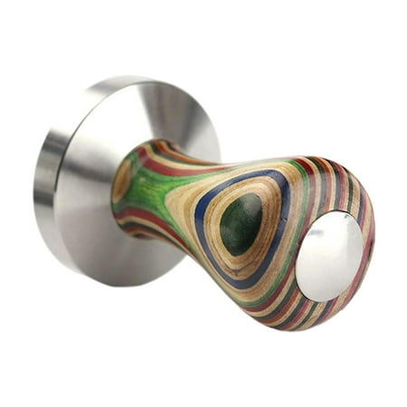 58mm Espresso Coffee Tamper Utensils Colorful Wood Handle Professional Creative for Barista Espresso Office Coffee Gift
58mm Espresso Coffee Tamper Utensils Colorful Wood Handle Professional Creative for Barista Espresso Office Coffee Gift