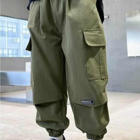 CaComMARK PI Boys Cargo Joggers Cotton Drawstring Jogging Pants Kids Multi Pocket Elastic Waist Trousers Fall Winter Long Pants 8-14 Years clearance sale
CaComMARK PI Boys Cargo Joggers Cotton Drawstring Jogging Pants Kids Multi Pocket Elastic Waist Trousers Fall Winter Long Pants 8-14 Years clearance sale
