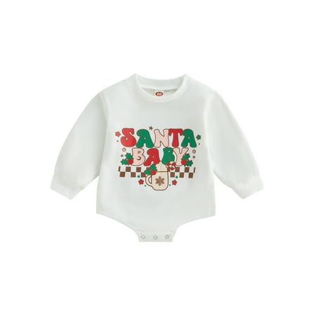 sdghg Baby Girls Boys Christmas Romper Car Christmas Tree/Santa/Letter Print Round Neck Long Sleeve Jumpsuits Bodysuits
sdghg Baby Girls Boys Christmas Romper Car Christmas Tree/Santa/Letter Print Round Neck Long Sleeve Jumpsuits Bodysuits