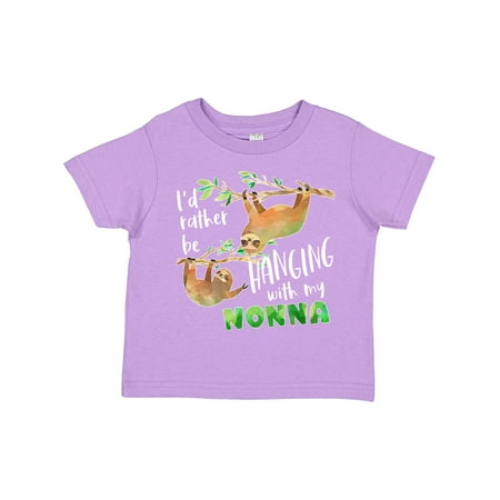 Inktastic I d Rather Be Hanging with My Nonna- Cute Sloths Gift Toddler Boy or Toddler Girl T-Shirt
Inktastic I d Rather Be Hanging with My Nonna- Cute Sloths Gift Toddler Boy or Toddler Girl T-Shirt