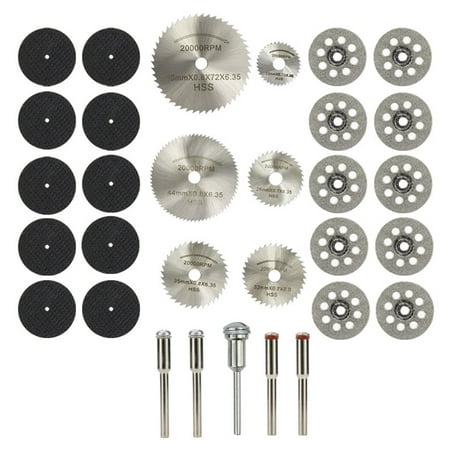 FarDo 30Pcs HSS Diamond Resin Cutting Wheels Replace Discs for Rotary Tool Die Grinder
FarDo 30Pcs HSS Diamond Resin Cutting Wheels Replace Discs for Rotary Tool Die Grinder