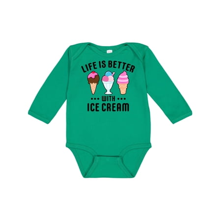 Inktastic Life is Better with Ice Cream Gift Baby Boy or Baby Girl Long Sleeve Bodysuit
Inktastic Life is Better with Ice Cream Gift Baby Boy or Baby Girl Long Sleeve Bodysuit