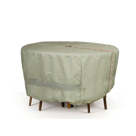 Covermates Round Dining Table/Chair Set Cover - Water-Resistant Polyester Mesh Ventilation Center Hole for Umbrella Patio Table Covers-Khaki
Covermates Round Dining Table/Chair Set Cover - Water-Resistant Polyester Mesh Ventilation Center Hole for Umbrella Patio Table Covers-Khaki