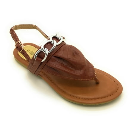 Victoria K. Women s Chain Thong Sandal