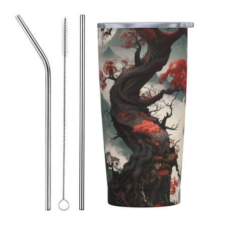 Chinese illustration art 20 oz insulated cup stainless steel travel cup with lid and straw leak proof portable coffee cup car camping outdoor insulated cup 
Chinese illustration art 20 oz insulated cup stainless steel travel cup with lid and straw leak proof portable coffee cup car camping outdoor insulated cup