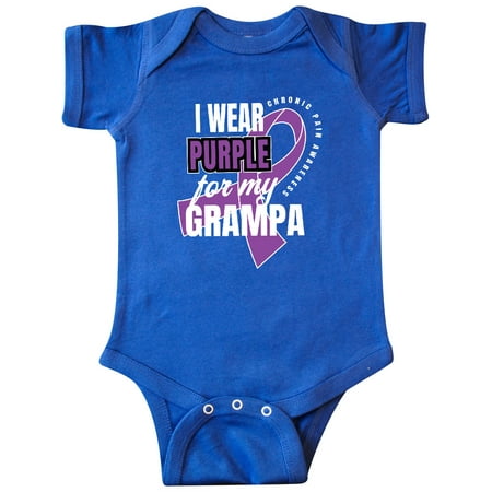 Inktastic Chronic Pain I Wear Purple For My Grampa Gift Baby Boy or Baby Girl Bodysuit
Inktastic Chronic Pain I Wear Purple For My Grampa Gift Baby Boy or Baby Girl Bodysuit