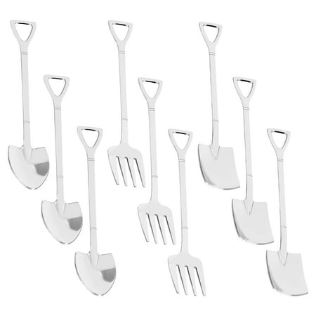 9 Pieces Shovel Spoon Fork Shovel Coffee Spoon Shovel Handle Dessert Spoon Ice Cream Spoon Shovel Shape Fork Fruit Fork
9 Pieces Shovel Spoon Fork Shovel Coffee Spoon Shovel Handle Dessert Spoon Ice Cream Spoon Shovel Shape Fork Fruit Fork