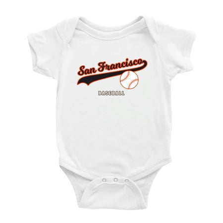 Cute San Francisco Baby Bodysuits Baseball Fan Baby Jersey Clothes for Boys Girls (White 12-18 Months)
Cute San Francisco Baby Bodysuits Baseball Fan Baby Jersey Clothes for Boys Girls (White 12-18 Months)