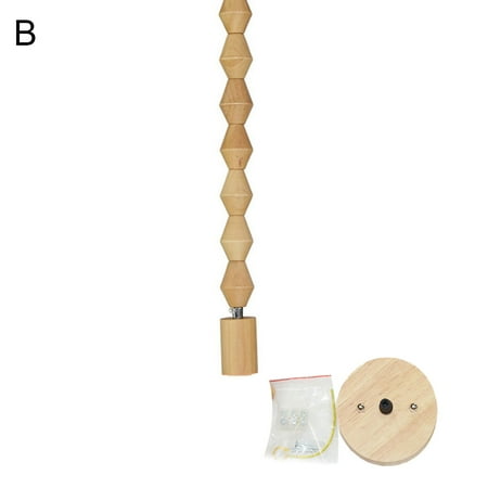 Yoone E27 Modern Solid Wood Bead Chain Hanging Suspension Cord for Pendant Lights
Yoone E27 Modern Solid Wood Bead Chain Hanging Suspension Cord for Pendant Lights