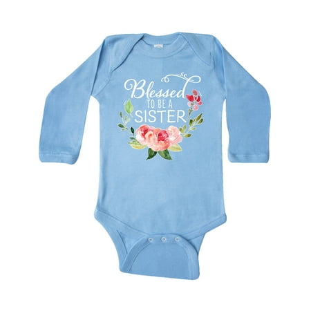 Inktastic Blessed to Be a Sister with Pink Flowers Gift Baby Boy or Baby Girl Long Sleeve Bodysuit
Inktastic Blessed to Be a Sister with Pink Flowers Gift Baby Boy or Baby Girl Long Sleeve Bodysuit