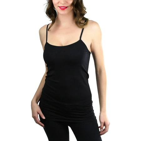 ToBeInStyle Women s Fitted Adjustable Spaghetti Strap Camisole