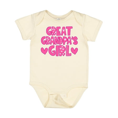 Inktastic Great Grandpa s Girl Granddaughter Gift Gift Baby Girl Bodysuit